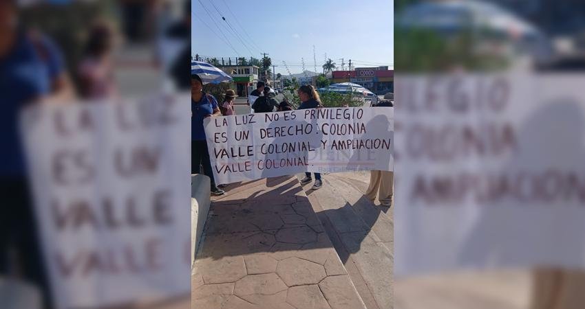 Habitantes de Valle Colonial en Cabo San Lucas exigen a CFE solución urgente a fallas eléctricas y conexiones irregulares